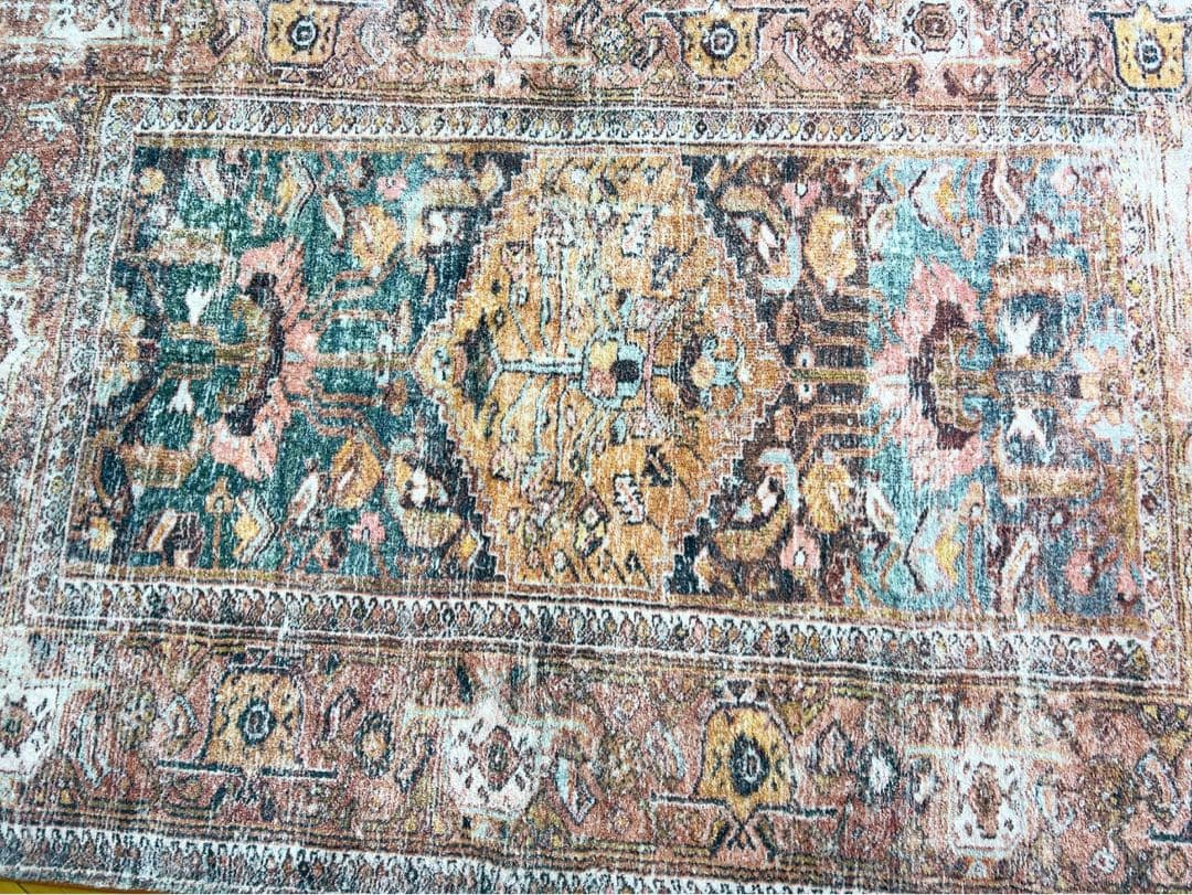 10AAM004 美品 unicoウニコ ラグ MELIKE（メリケ）カーペット