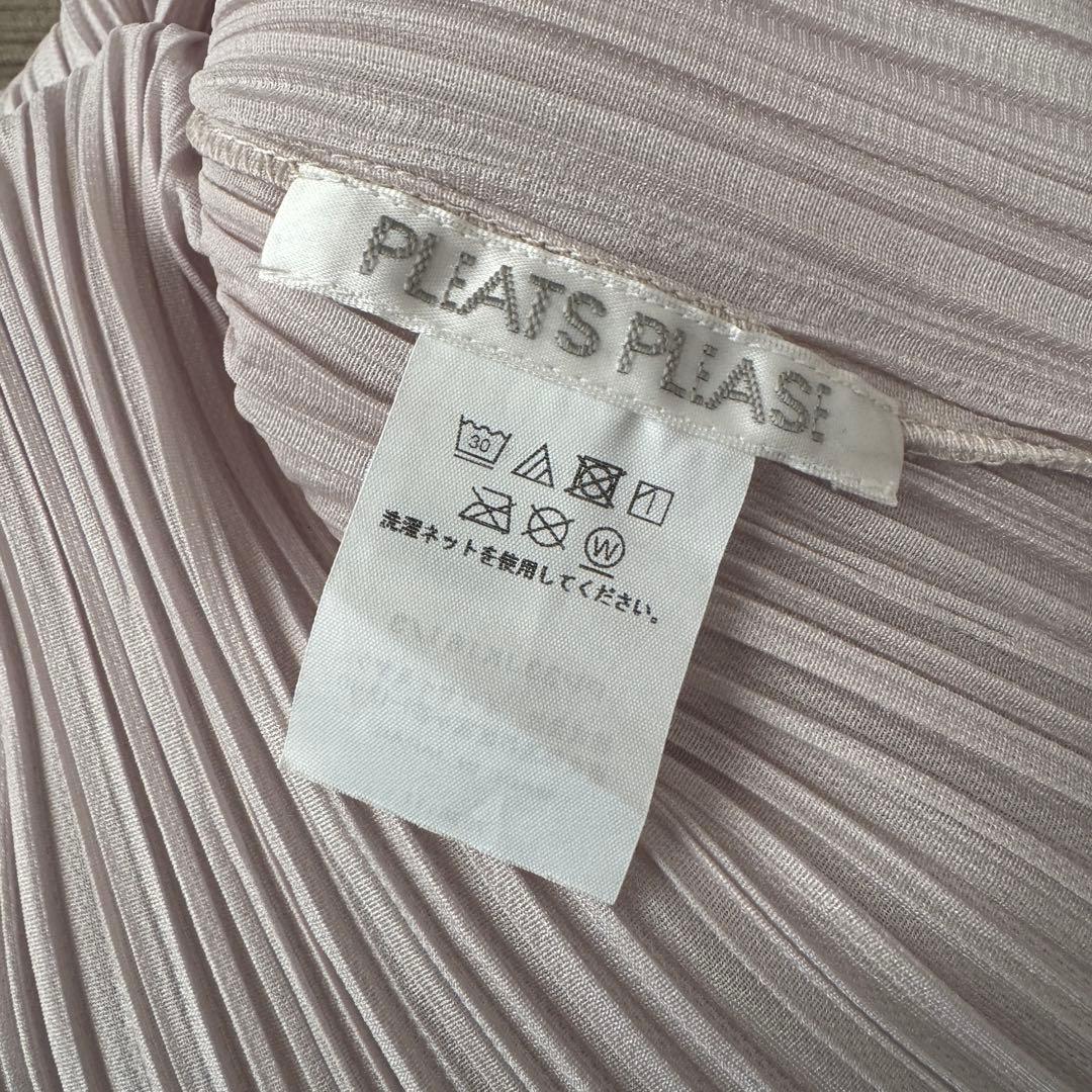 プリーツプリーズ 長袖 ラウンドネック