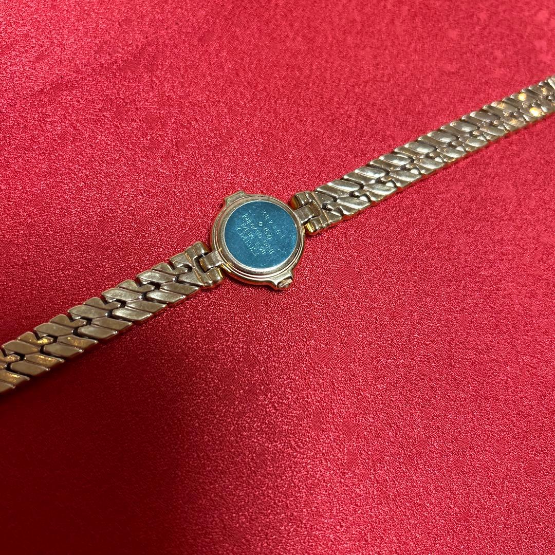 SEIKO エクセリーヌダイヤ　ルビー　ゴールド 宝石付き時計