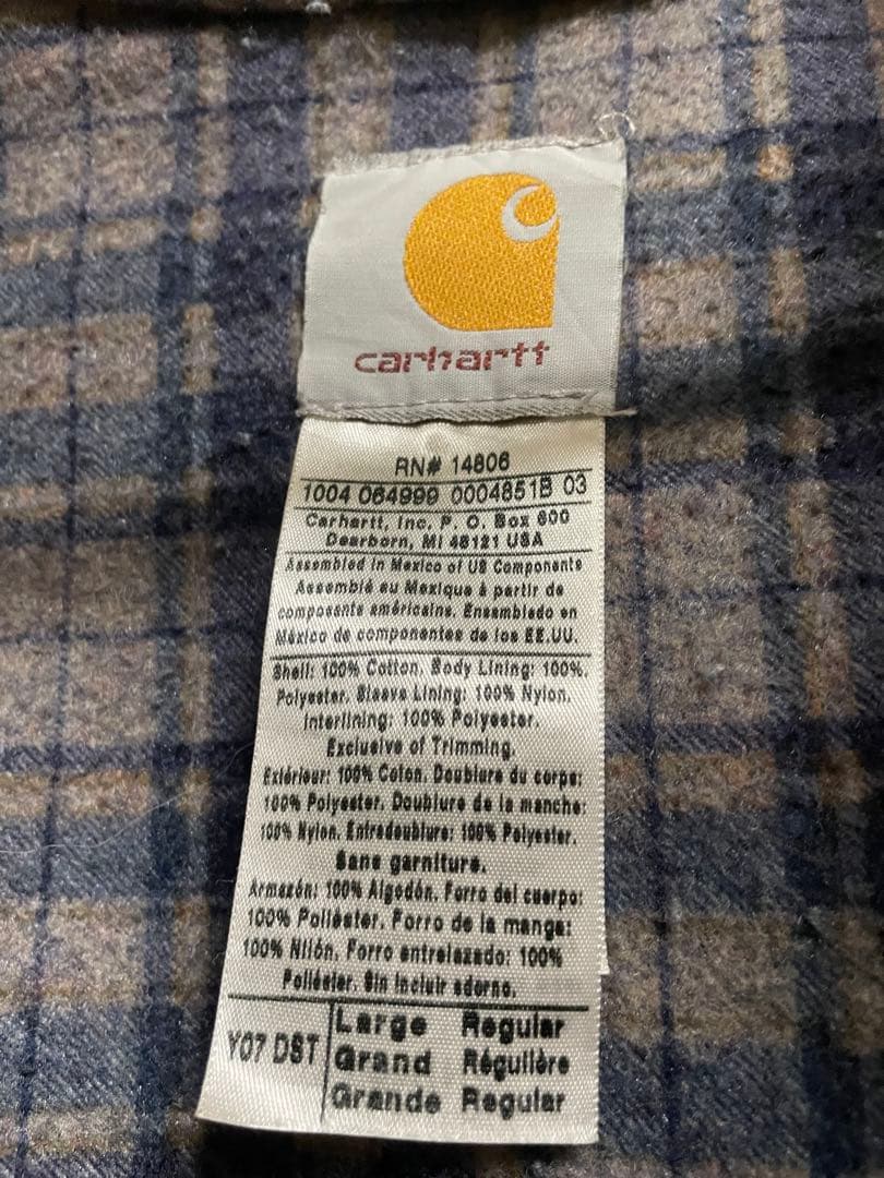 Carhartt アクティブジャケット　デニム　カーハート　古着