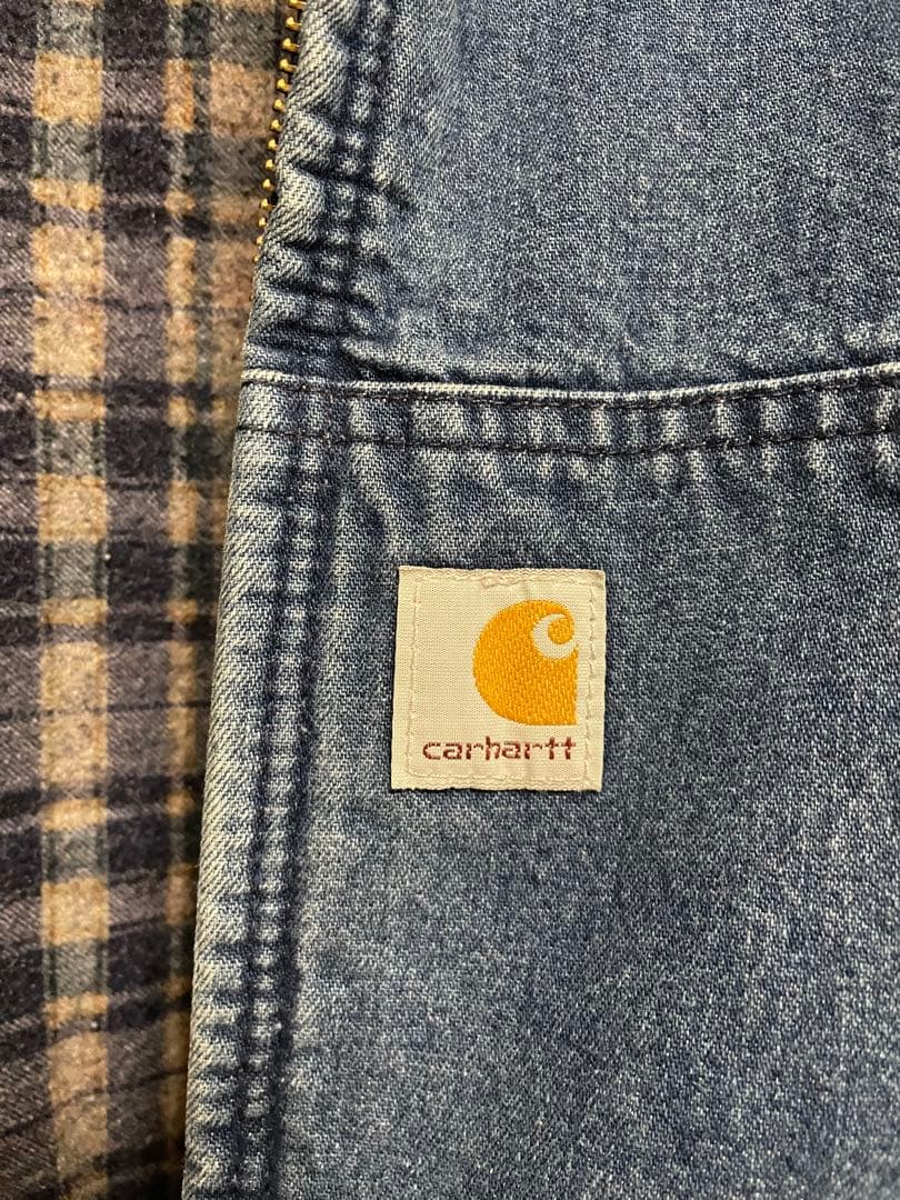 Carhartt アクティブジャケット　デニム　カーハート　古着