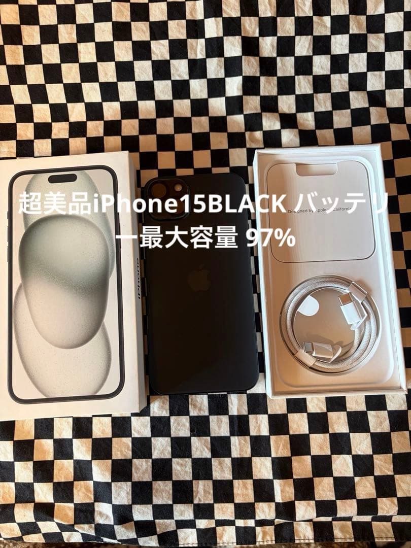iPhone 15 128GB SIMフリー BLACK