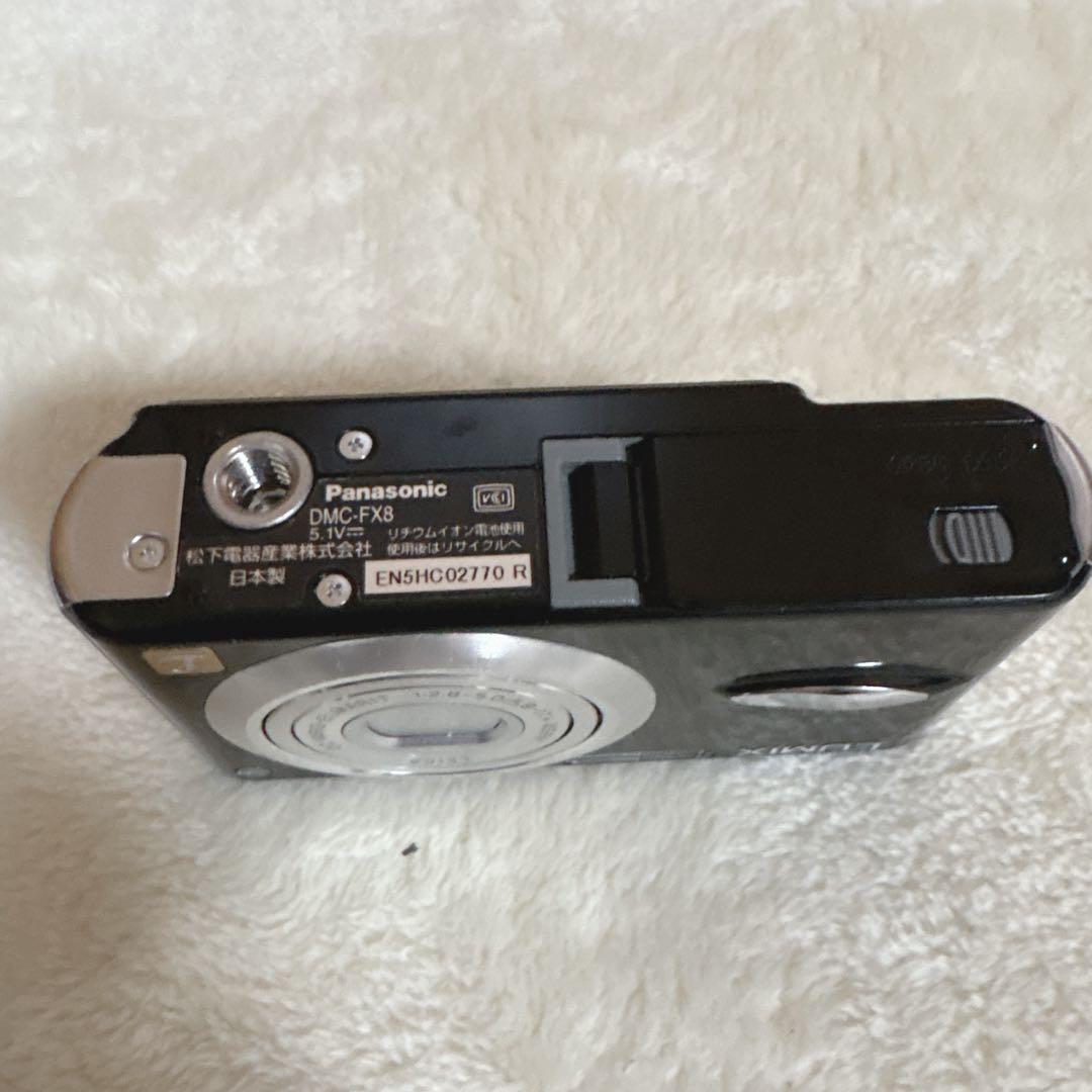 パナソニック Panasonic LUMIX DMC-FX8 ブラック デジカメ