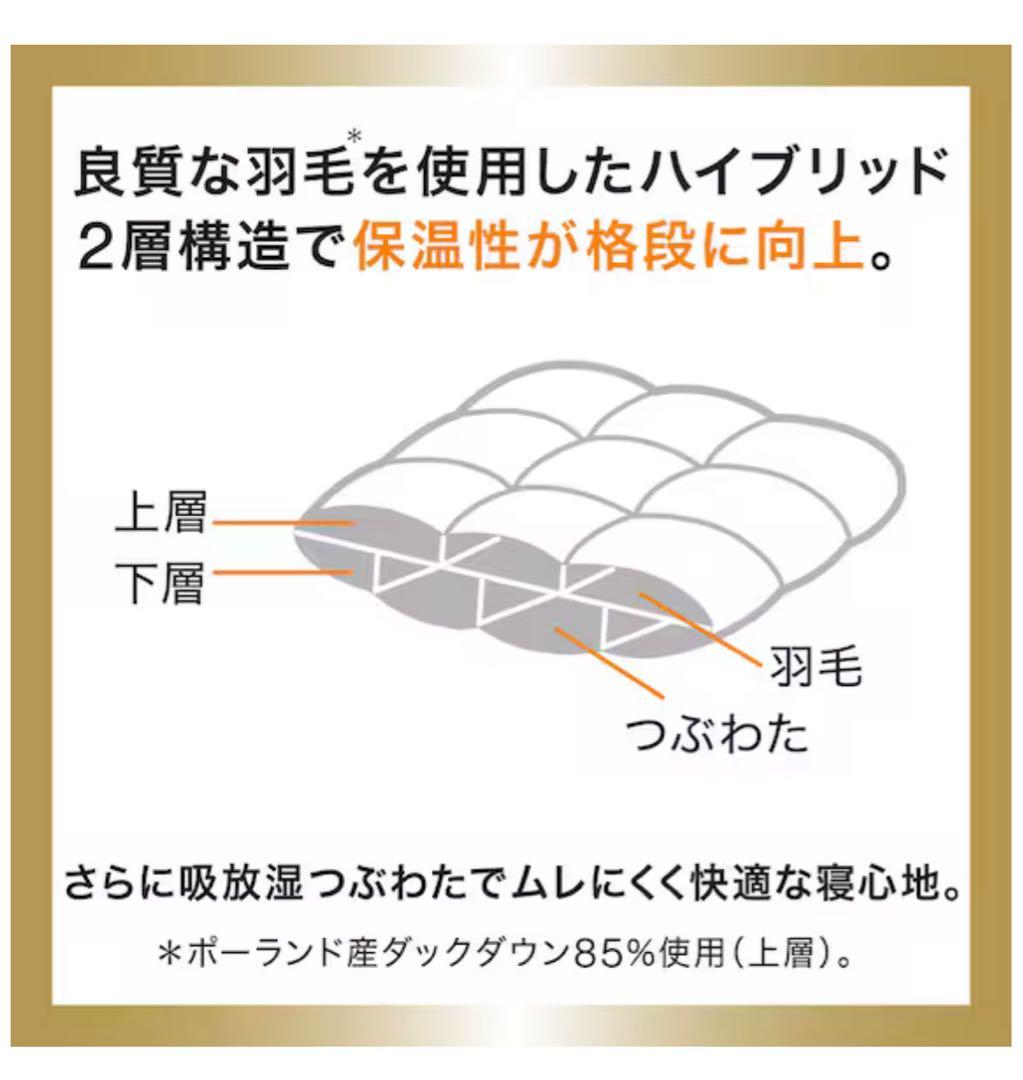 ニトリ　ホテルスタイル掛けふとん (S) シングル ラグジュアリー