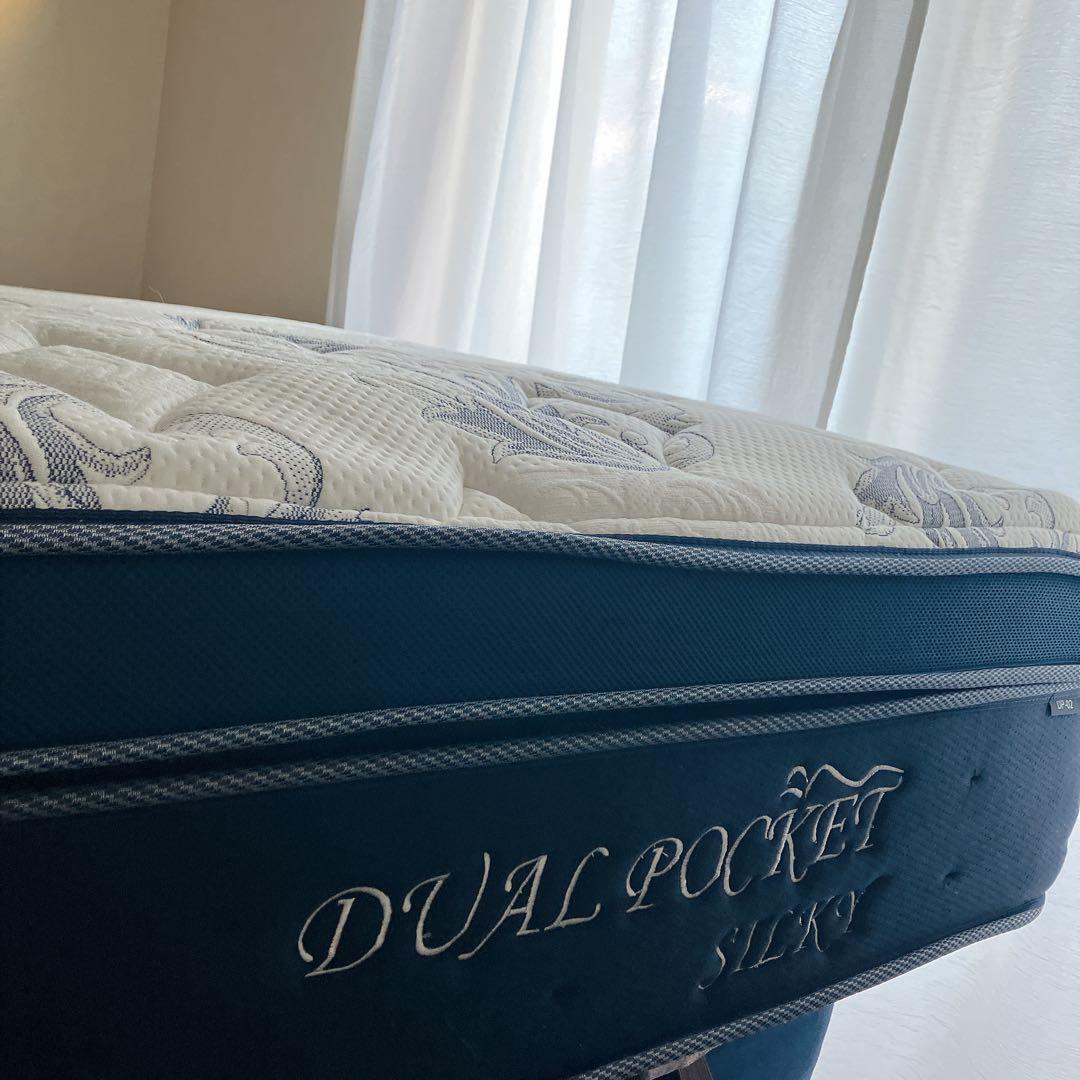 ニトリ デュアルポケット シルキー マットレス DP-02 CR シングル