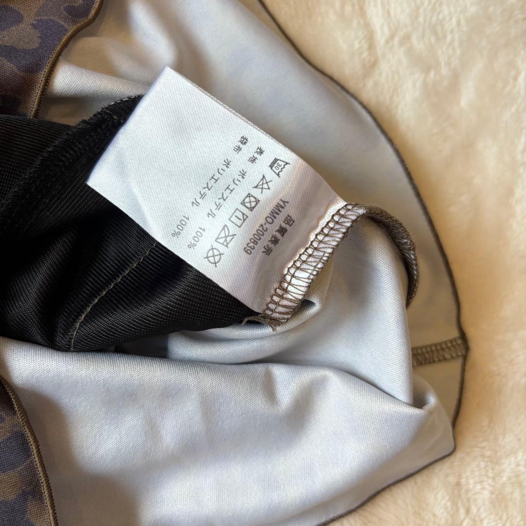 【muta marine】クールタッチショートロンパース レオパード柄