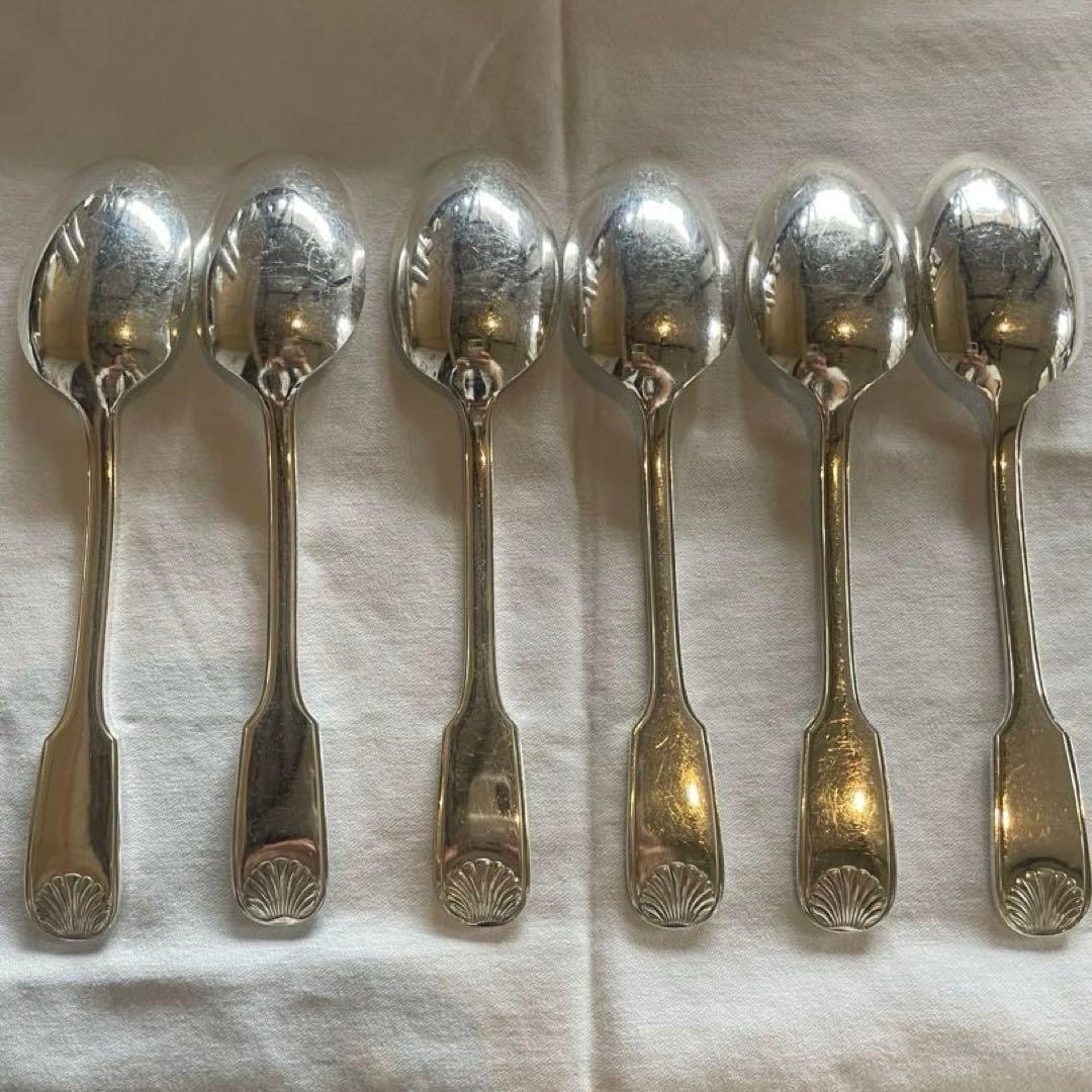 【シルバー刻印あり】スプーン6本セット