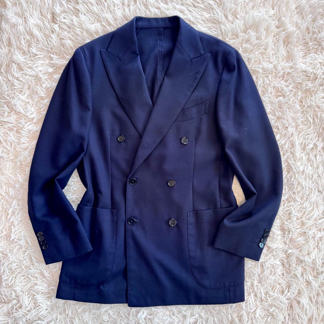 kotaros様BEAMS F ダブル ジャケット アンコン ネイビー 48