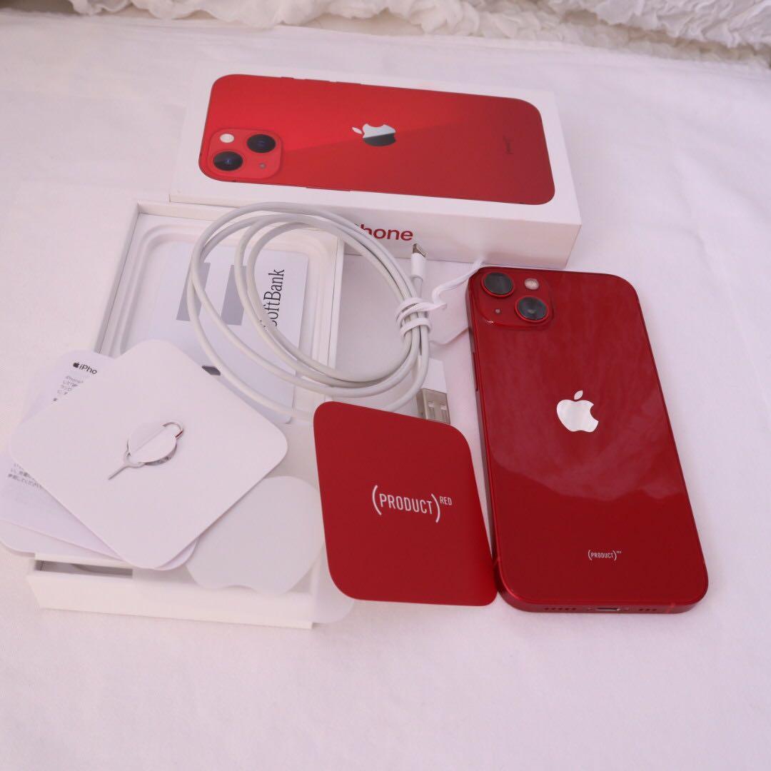 Apple iPhone 13 (バッテリー93% PRODUCT)赤128GB