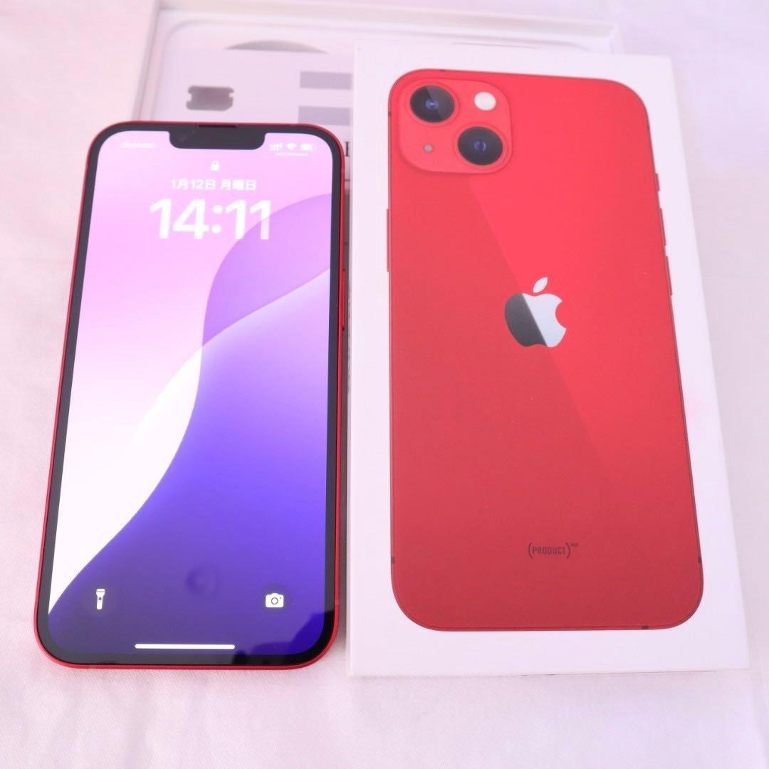 Apple iPhone 13 (バッテリー93% PRODUCT)赤128GB