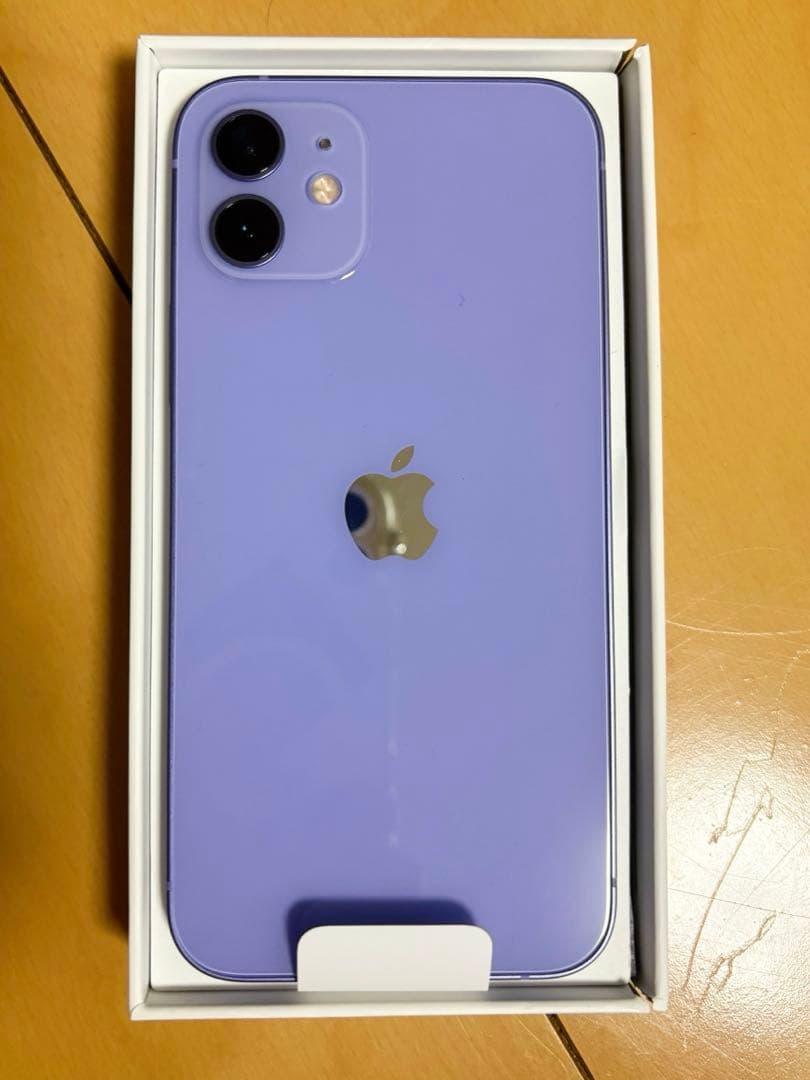 新品・未使用iPhone 12パープル 256GB SIMフリー 純正ケーブル付