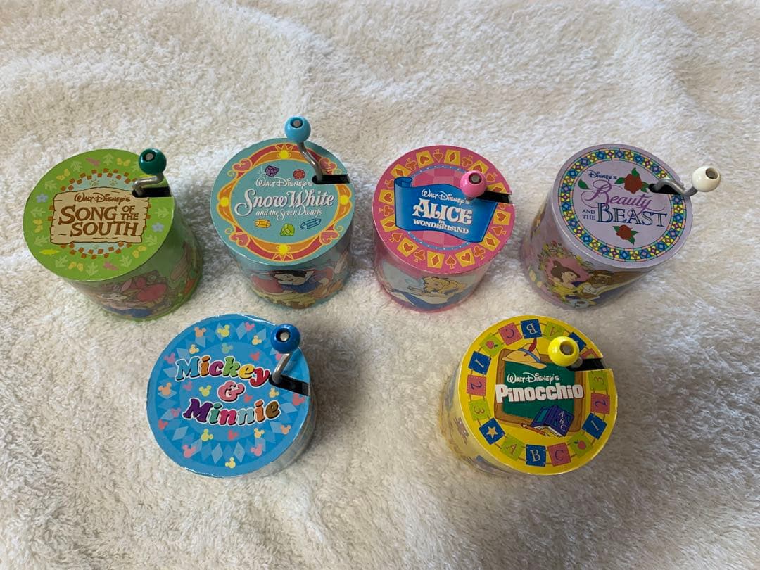 ディズニーランド　手回しオルゴール6点セット