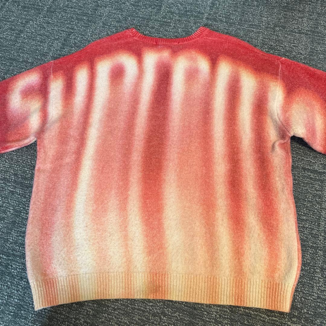 23awBlurredLogoSweaterニット セーター　supreme