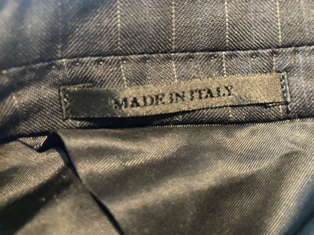 けこ【Alexander McQueen】 夏物ダークストライプ スーツ