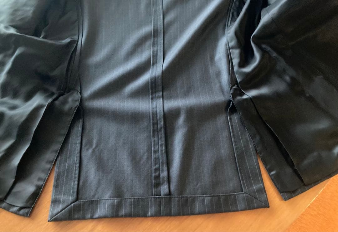 けこ【Alexander McQueen】 夏物ダークストライプ スーツ