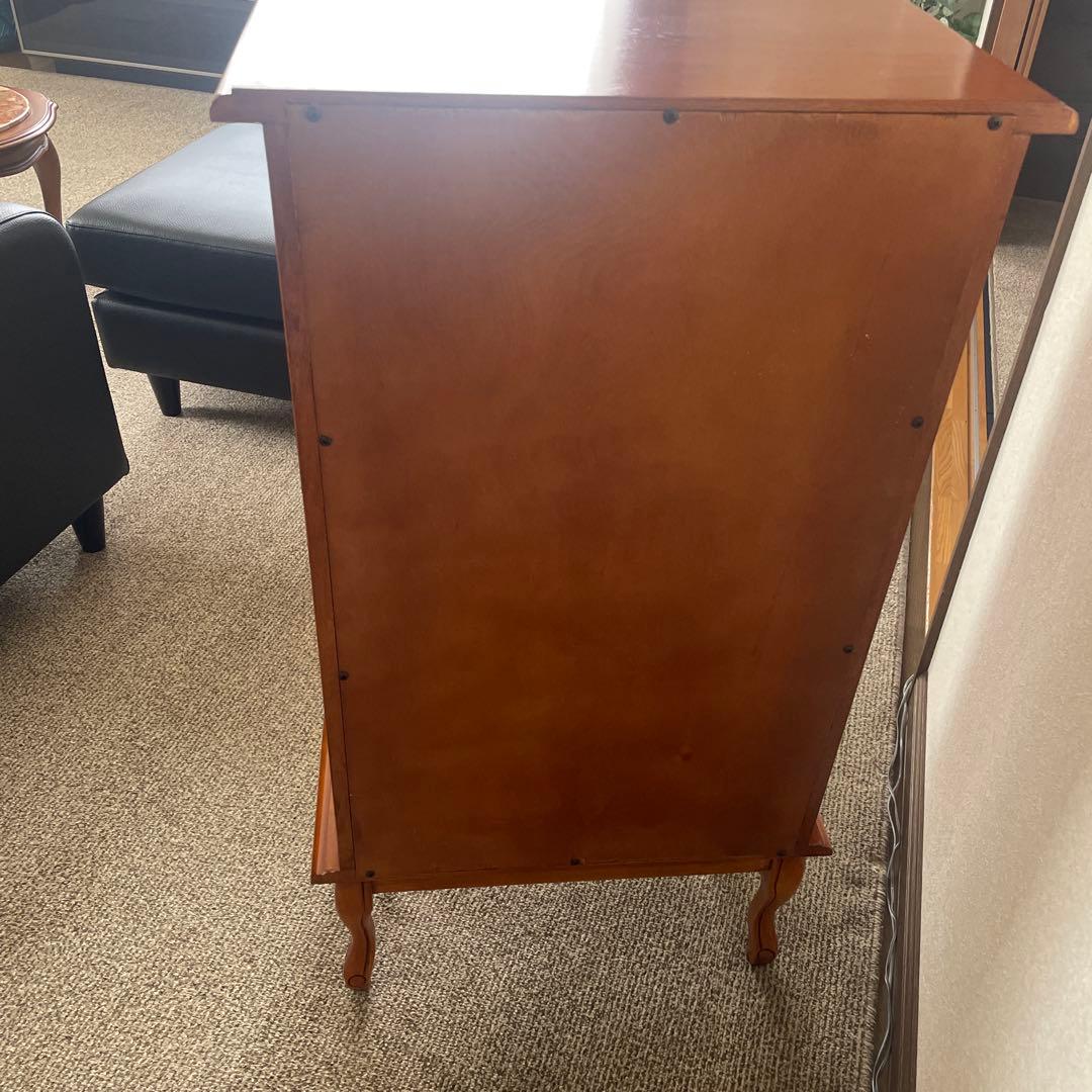 フィオーレ 木製家具 猫足クラシック家具 オープンチェスト 電話、FAX台