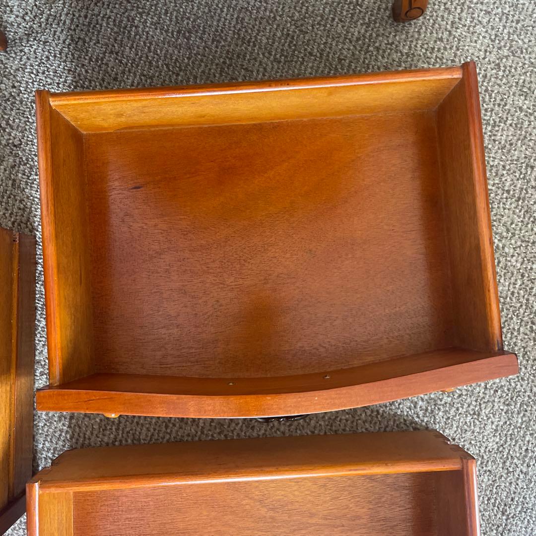 フィオーレ 木製家具 猫足クラシック家具 オープンチェスト 電話、FAX台