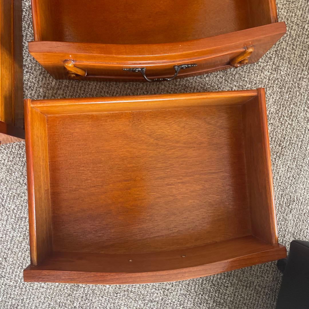 フィオーレ 木製家具 猫足クラシック家具 オープンチェスト 電話、FAX台