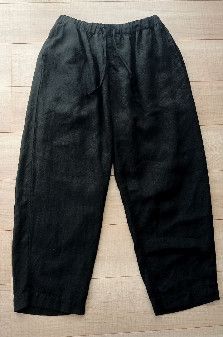 1週間だけ値下げします　nest Robe リネンイージーパンツ ブラック