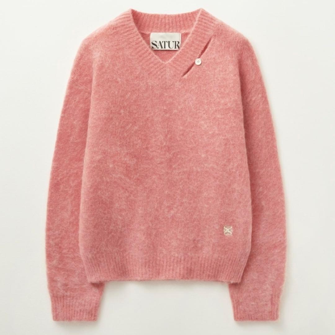 SATUR MOHAIR PULLOVER KNIT ニット