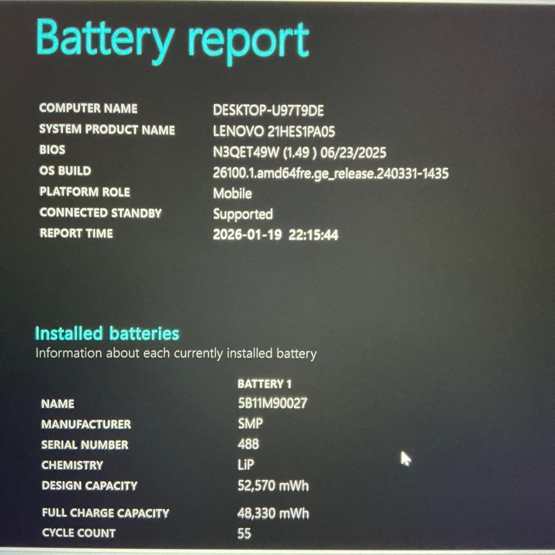 Windowsノート本体 Lenovo ThinkPad T14 GEN4 WWAN