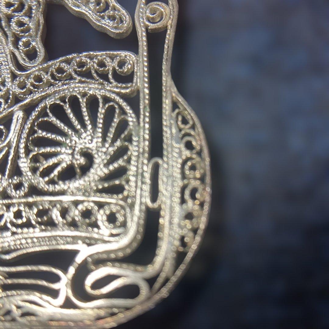 80年代( ´ ▽ ` )バリ島ブームの頃の銀細工925シルバー製のワヤン.クリ