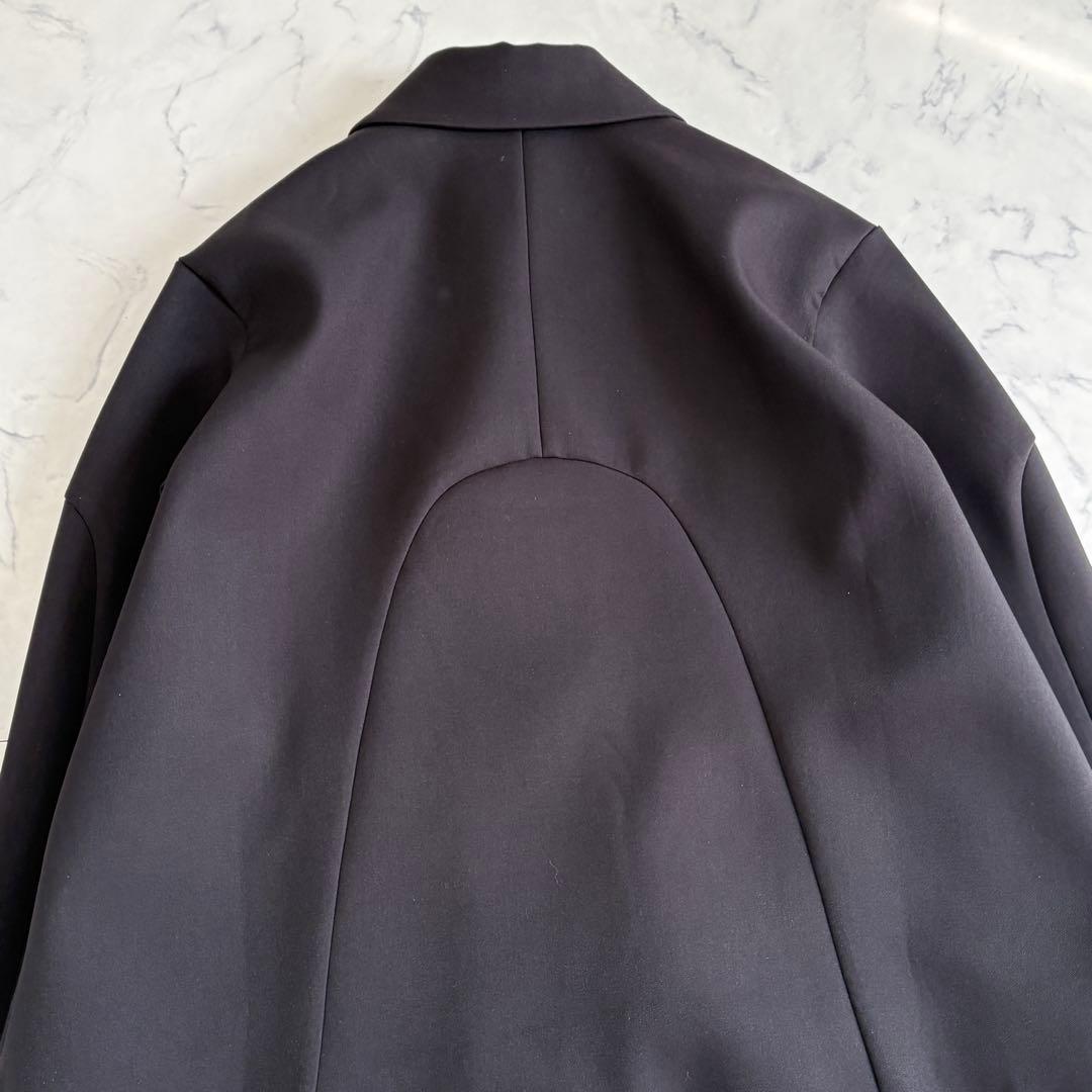 美品 アンスリード アーチコクーンテントコート黒 36 人気完売