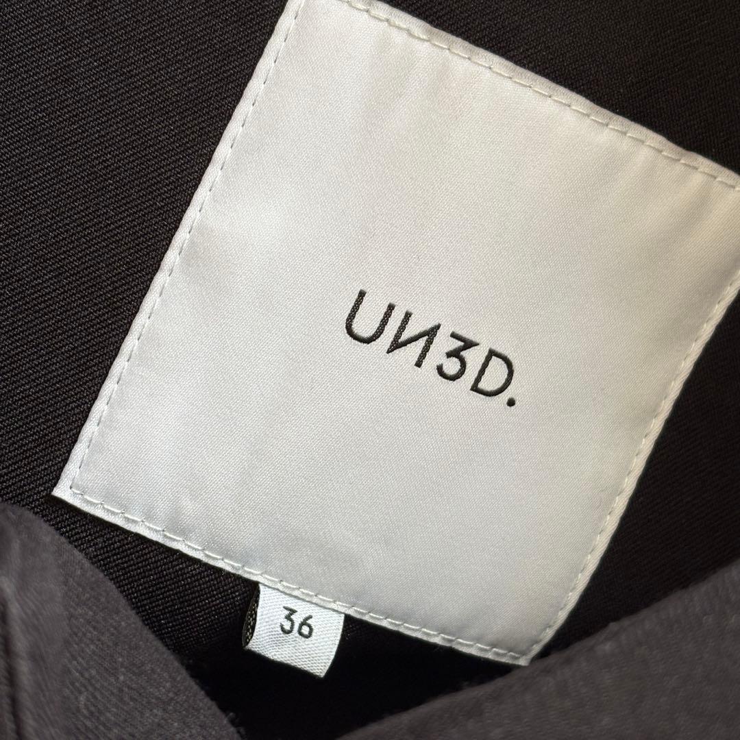 美品 アンスリード アーチコクーンテントコート黒 36 人気完売