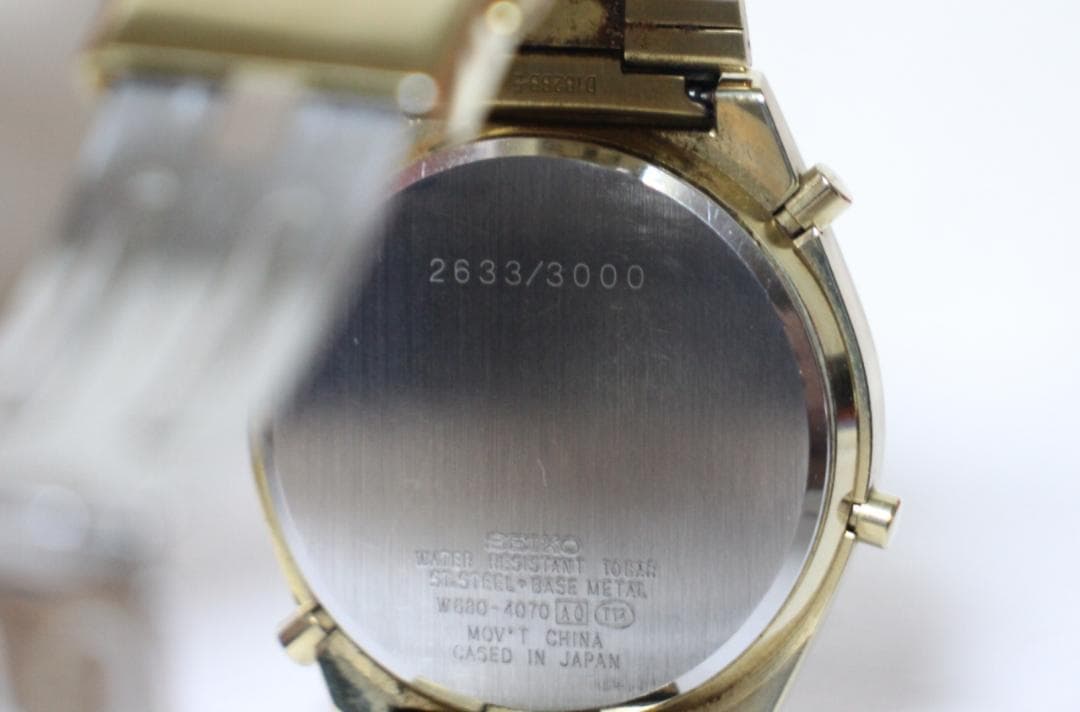 3000本限定 SEIKO ジウジアーロ スピードマスター W680-7040