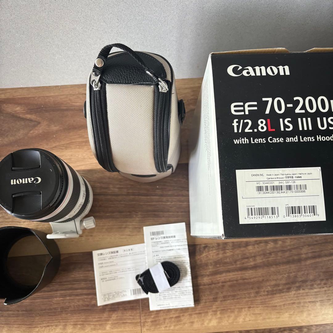 キャノン EF70-200 F2.8 L Ⅲ 3 USM レンズ 望遠ズーム