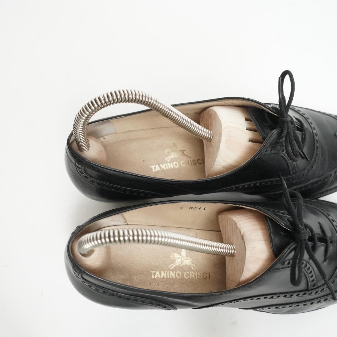 タニノクリスチー ローファー パンプス ヒール メダリオン 6 1/2 23.5