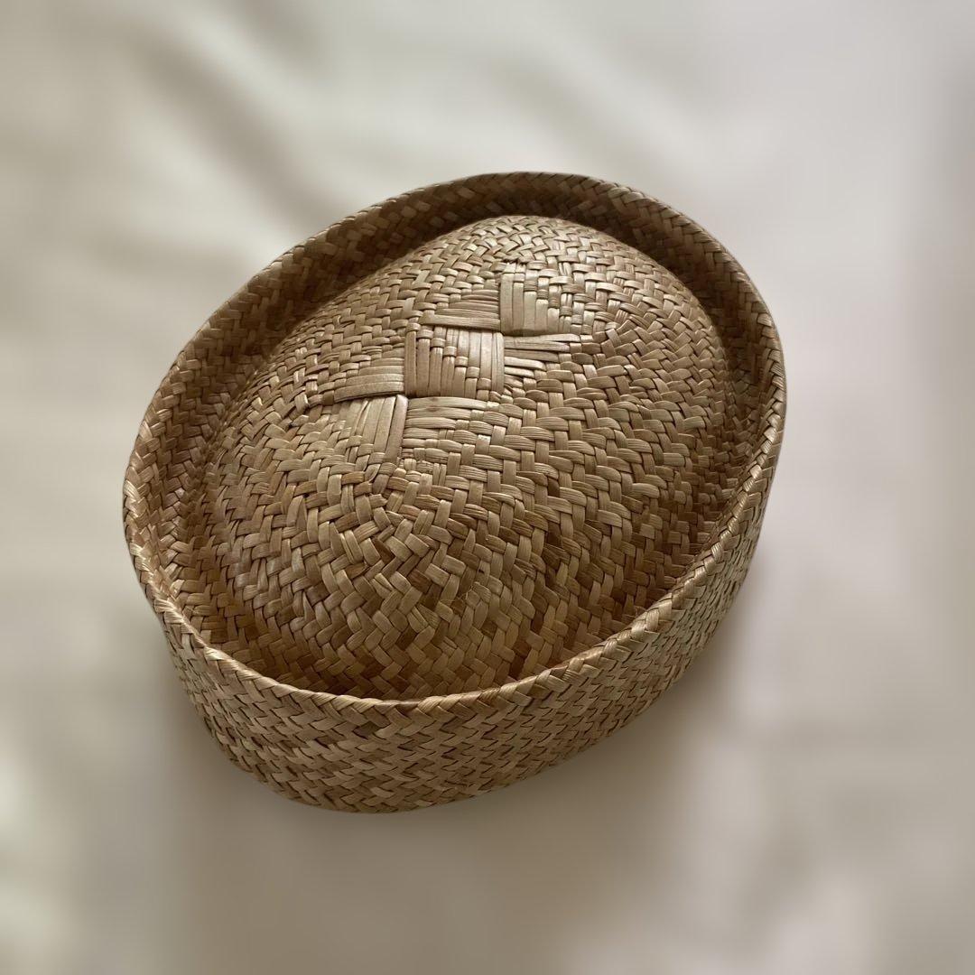 Jasmine12　ハワイ製　パパレ　ラウハラ　ラウハラハット