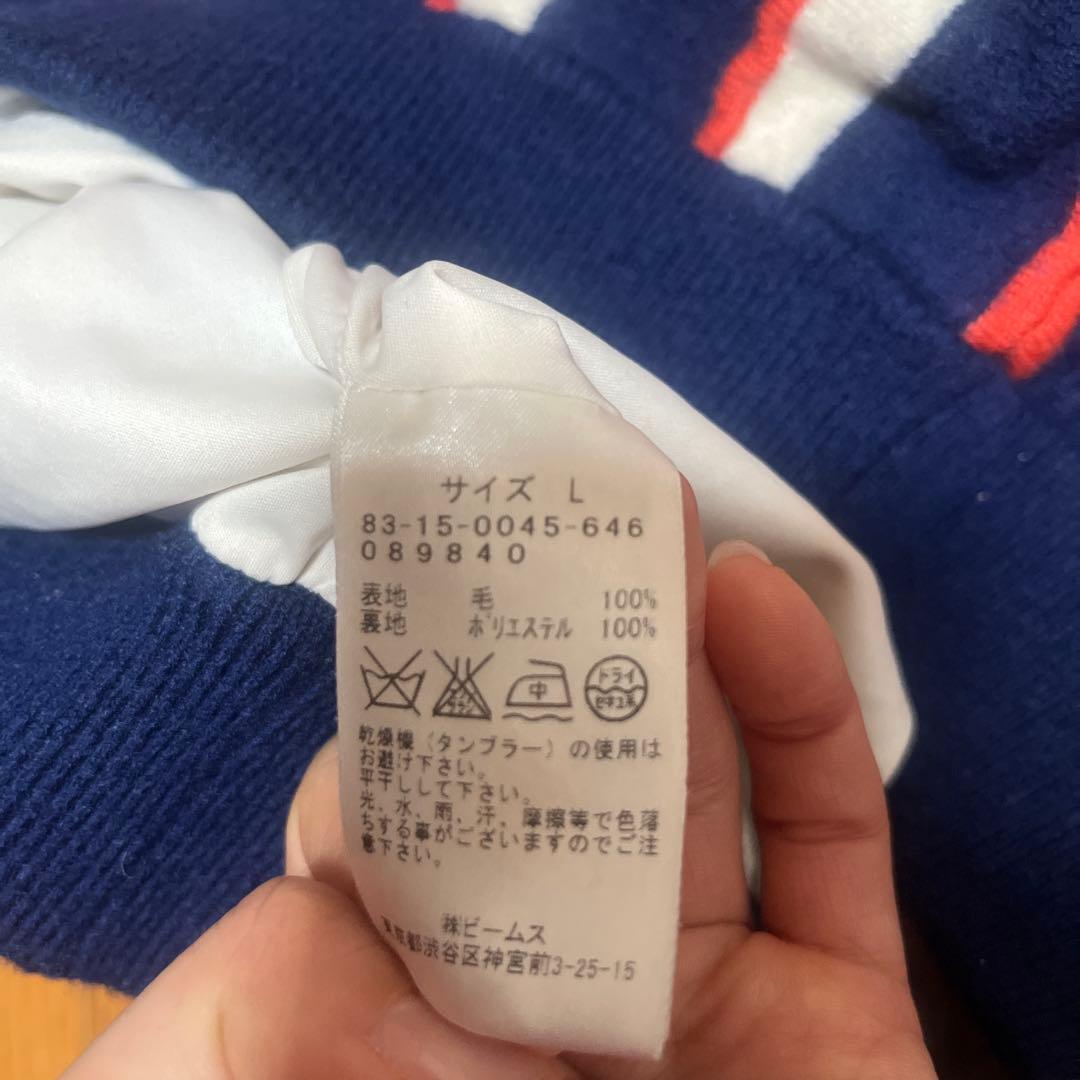 BEAMS GOLF タートルネックセーター L