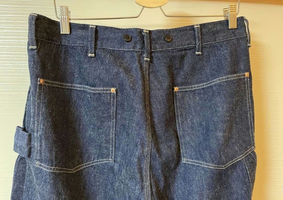 COMOLI レショップ別注 デニムペインターパンツ サイズ2