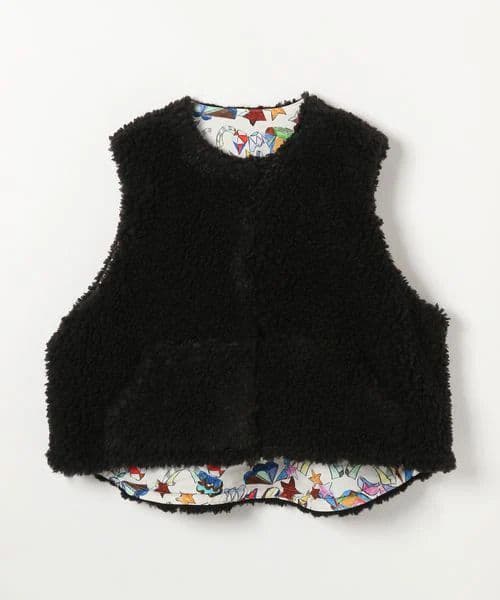 ツモリチサト　リバーシブルボアベスト