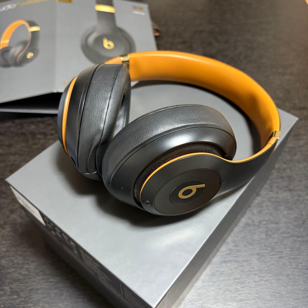 beats studio3 wireless ブラック ヘッドフォン ゴールド