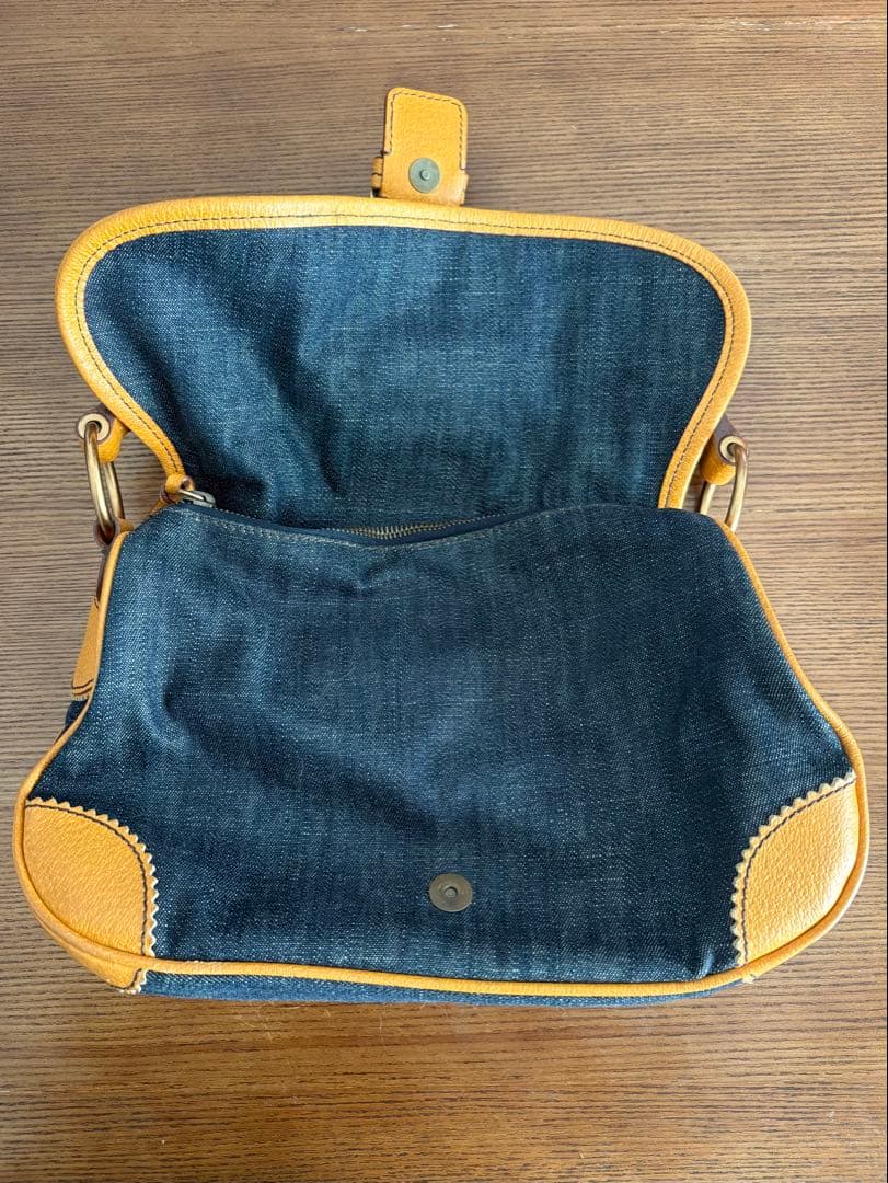 ル*フ様 【miumiu】イタリア製・デニム異素材コンビバッグ