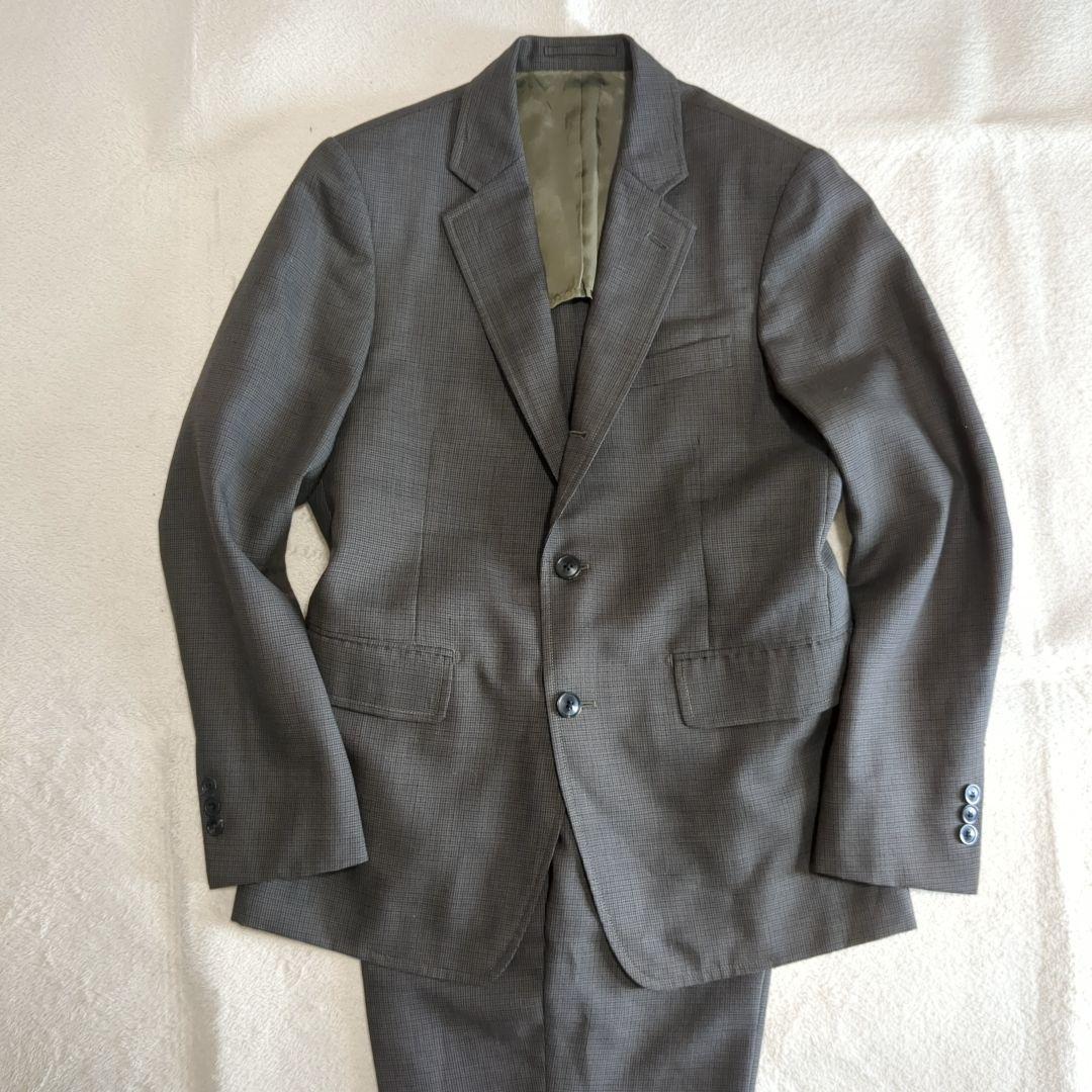 美品 トゥモローランドピルグリム スーツセットアップ 千鳥格子 46サイズ