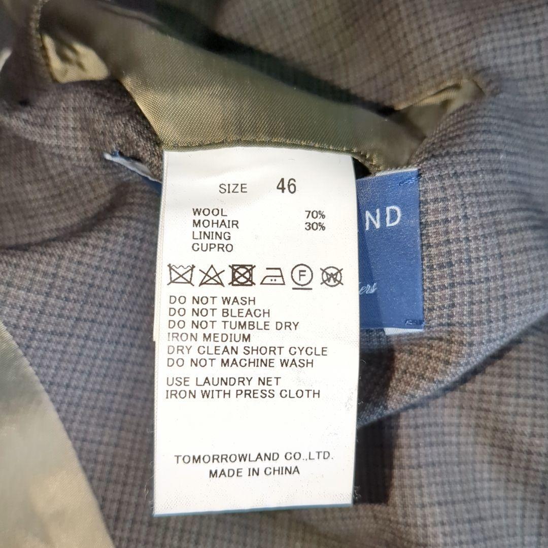 美品 トゥモローランドピルグリム スーツセットアップ 千鳥格子 46サイズ