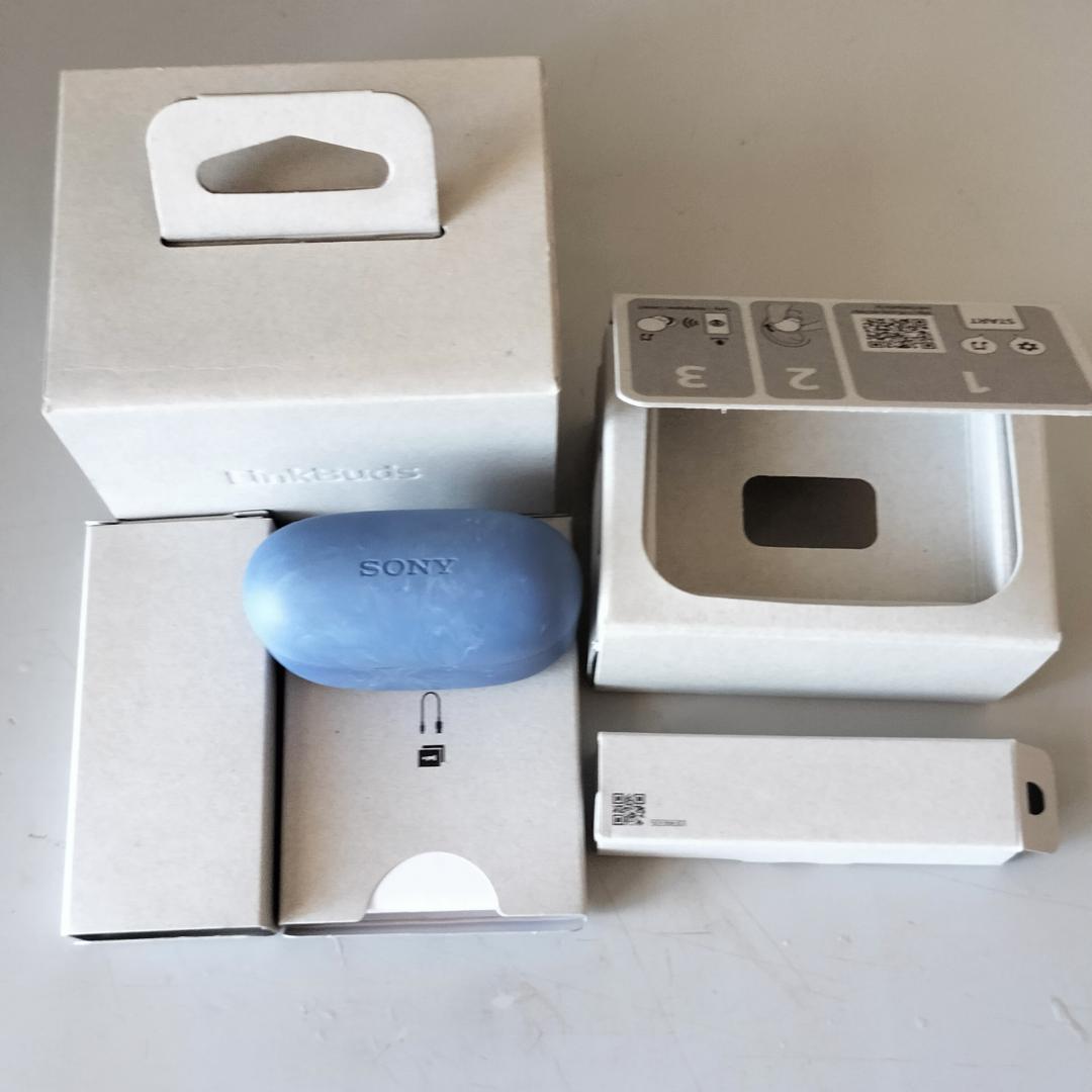 Sony LinkBuds S　ワイヤレスイヤホン アースブルー電池交換済