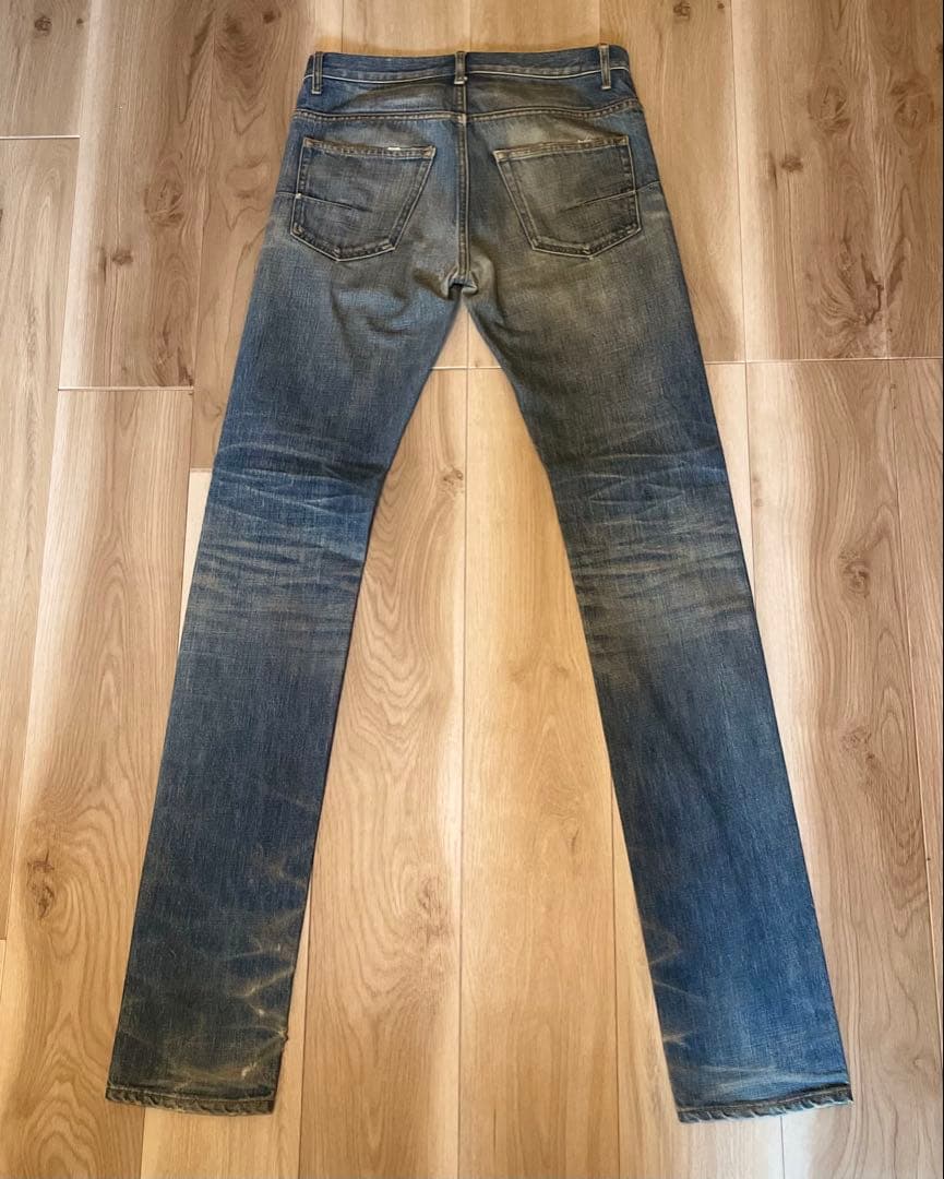 ディオールオム エディ期 06SS 爪痕加工デニムパンツ clawmark