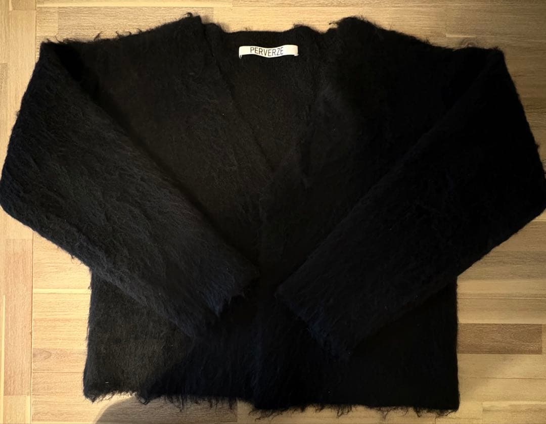 【PERVERZE 未使用】Wide Slit Cardigan / Black