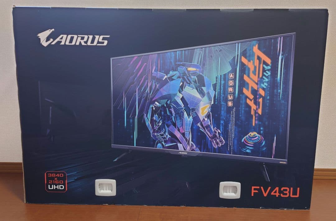 【2024年購入品】GIGABYTE AORUS FV43U ゲーミングモニター