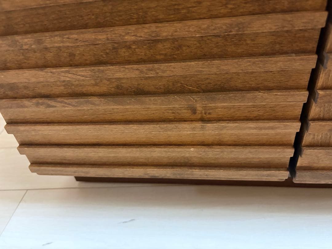 大川家具　サンコウ　格子 ルーバー テレビボード テレビ台 120センチ