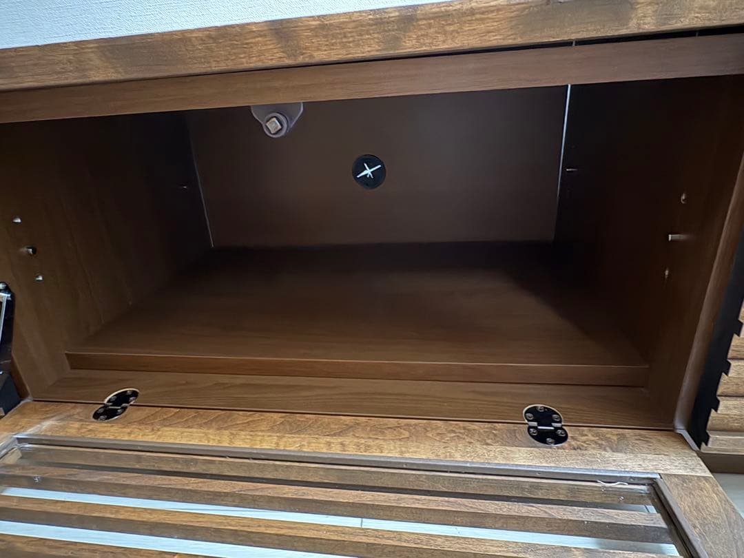 大川家具　サンコウ　格子 ルーバー テレビボード テレビ台 120センチ