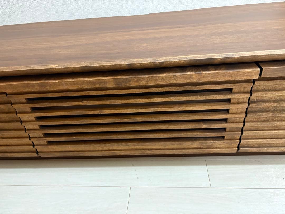大川家具　サンコウ　格子 ルーバー テレビボード テレビ台 120センチ