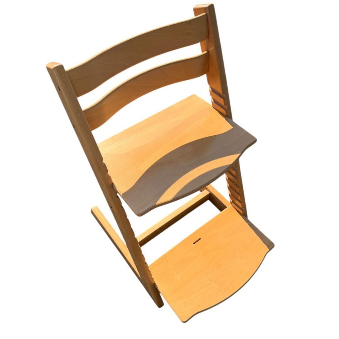 【美品：組立済】STOKKE SN6 トリップトラップ ナチュラル　127-4