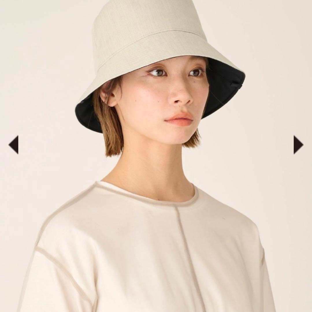 新品未使用✴︎サンバリア100✴︎バケットハットM アイボリー