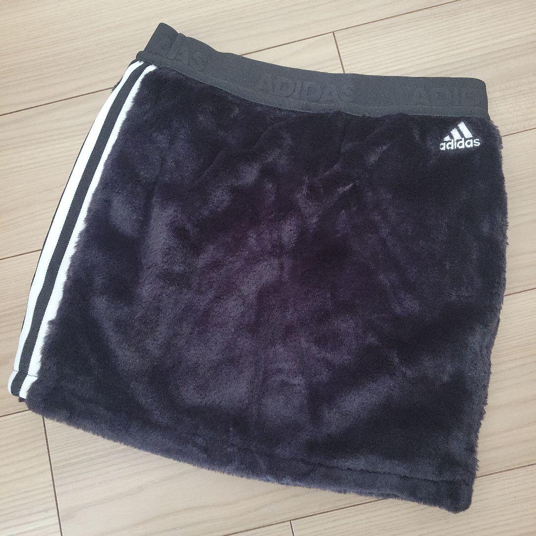最終お値下げ早い者勝ち！adidaふわもこフリースブルゾン＆スカート ✨Mサイズ
