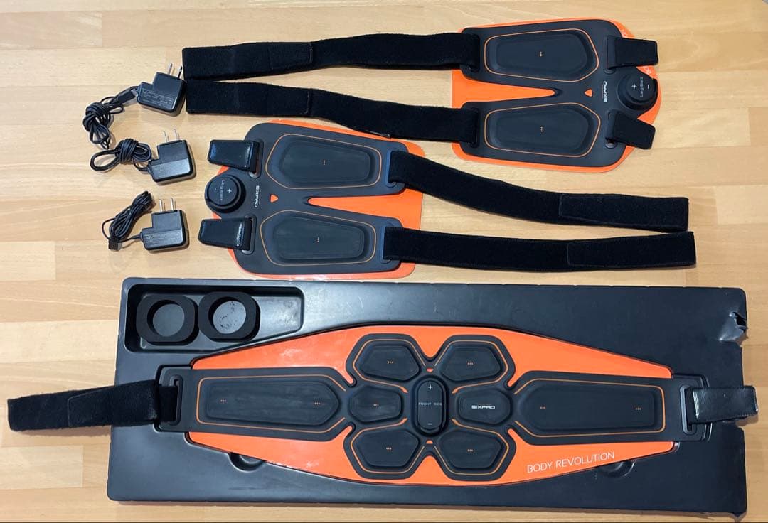 SIXPAD Ans Belt Leg Belt 純正品フルセット